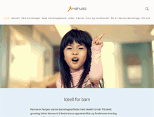 Tablet Screenshot of kanvas.no